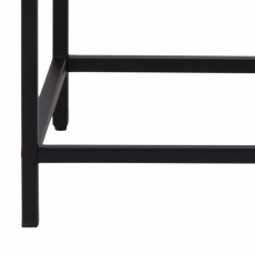Konzolový stôl Seaford, 79 cm, MDF, čierna - 6