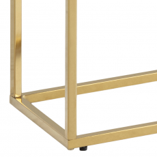 Konzolový stolek Alisma, 110 cm, zlatá - 2