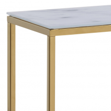 Konzolový stolek Alisma, 110 cm, zlatá - 4