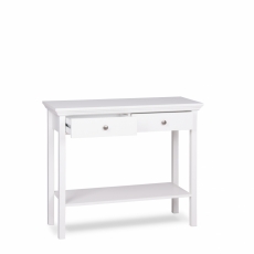 Konzolový stolek Fido, 90 cm, bílá - 2