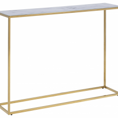 Konzolový stolík Alisma, 110 cm, zlatá - 1