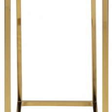 Konzolový stolík Alisma, 110 cm, zlatá - 7