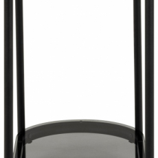 Konzolový stolík Bayonne, 86 cm, dymové sklo - 3
