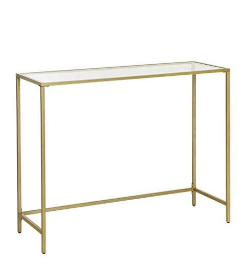 Konzolový stolík Erwin, 100 cm, zlatá