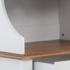 Konzolový stolík Keef, 130 cm, biela - 5