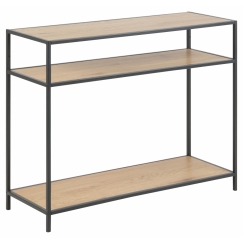 Konzolový stůl Seaford, 100 cm, MDF, přírodní