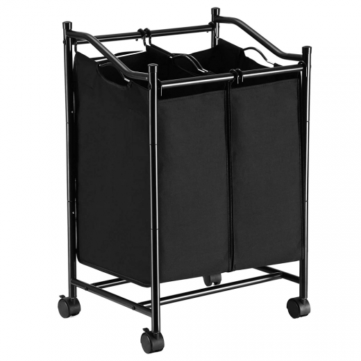 Kôš na bielizeň Lessy, 80 cm, čierna - 1