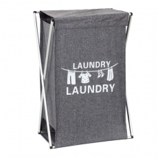 Kôš na bielizeň Vivien, 55 cm, sivá - 1