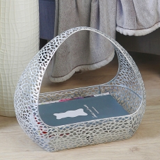 Koš / stojan na časopisy kovový Madison, 43 cm - 1