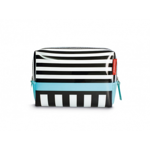 Kosmetická etue Black Stripes, 17 cm - 1