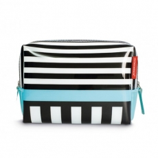 Kosmetická etue Black Stripes, 17 cm - 1