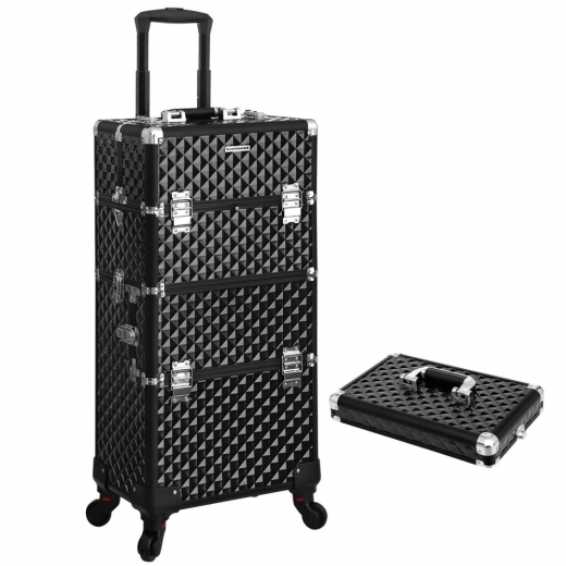 Kosmetický kufr Fion, 75 cm, černá - 1