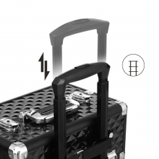 Kosmetický kufr Fion, 75 cm, černá - 6