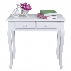 Kosmetický stolek Clare, 93 cm, bílá - 1