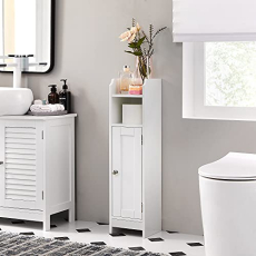 Koupelnová skříňka Derian, 80 cm, bílá - 4