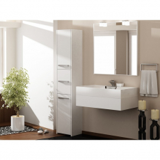 Koupelnová skříňka Lazie II, 170 cm, bílá - 3
