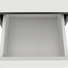 Koupelnová skříňka Luner, 130 cm, antracitová/bílá - 5