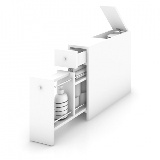 Koupelnová skříňka Smart, 55 cm, bílá - 1