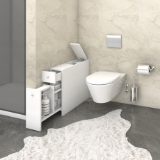 Koupelnová skříňka Smart, 55 cm, bílá - 3