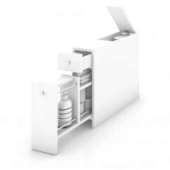 Koupelnová skříňka Smart, 55 cm, bílá