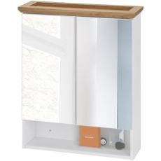 Koupelnová závěsná skříňka Amigo, 75 cm, bílá - 4