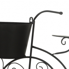 Kovová dekorace Bicycle, 75 cm, černá - 3