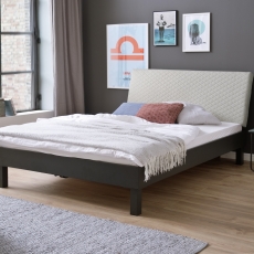 Kovová postel Boston, 180x200 cm, béžová - 2