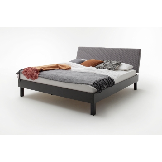 Kovová postel Boston, 180x200 cm, šedá - 1