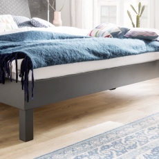 Kovová postel Boston, 180x200 cm, šedá - 5