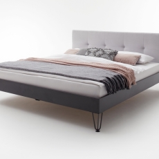 Kovová posteľ Canada, 140x200 cm, béžová - 1