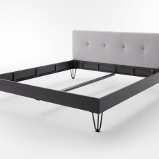 Kovová posteľ Canada, 140x200 cm, béžová - 11