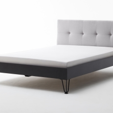 Kovová postel Canada, 140x200 cm, béžová - 4