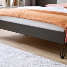 Kovová postel Canada, 140x200 cm, béžová - 5