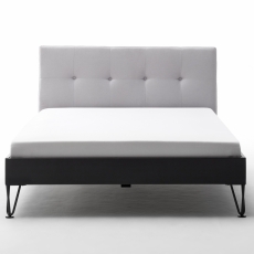 Kovová posteľ Canada, 140x200 cm, béžová - 9