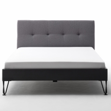 Kovová postel Canada, 140x200 cm, šedá - 1