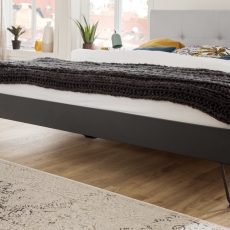 Kovová postel Canada, 160x200 cm, béžová - 3