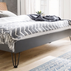 Kovová posteľ Ottawa, 140x200 cm, koňaková - 7