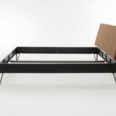 Kovová postel Ottawa, 140x200 cm, koňaková - 10