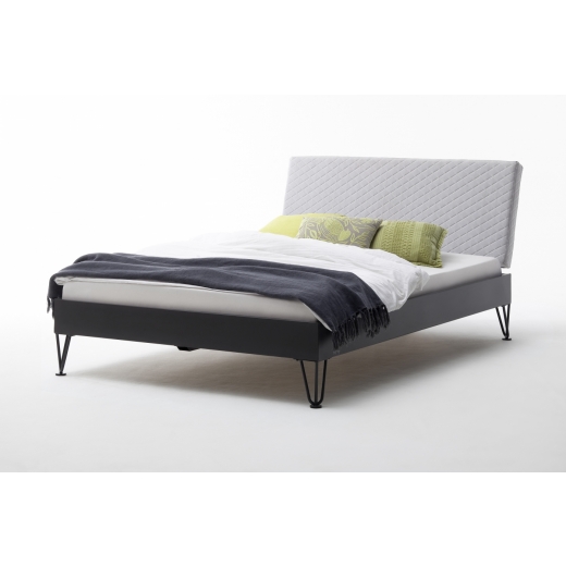 Kovová posteľ Ottawa, 160x200 cm, béžová - 1