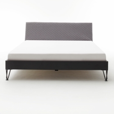 Kovová postel Ottawa, 160x200 cm, šedá - 9