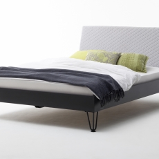 Kovová posteľ Ottawa, 180x200 cm, béžová - 1