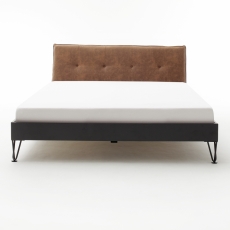 Kovová postel Oxford, 140x200 cm, koňaková - 9