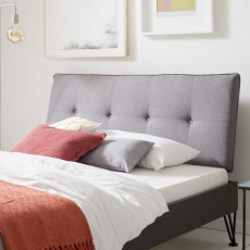 Kovová postel Oxford, 180x200 cm, šedá - 3