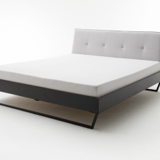 Kovová postel Preston, 140x200 cm, béžová - 3