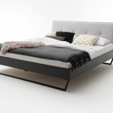 Kovová postel Preston, 140x200 cm, béžová - 1