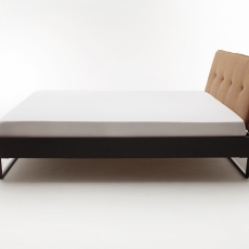 Kovová postel Preston, 140x200 cm, koňaková - 11