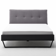 Kovová posteľ Preston, 140x200 cm, šedá - 7