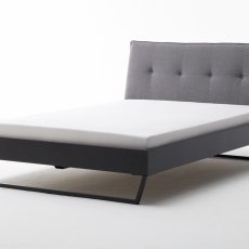 Kovová posteľ Preston, 140x200 cm, šedá - 10