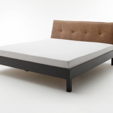 Kovová postel Sawana, 140x200 cm, koňaková - 11