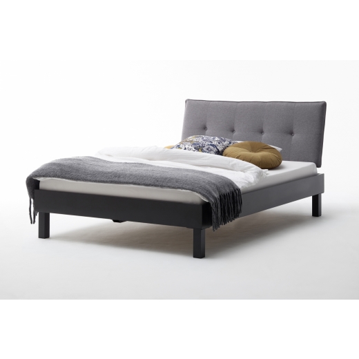 Kovová postel Sawana, 140x200 cm, šedá - 1